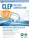 Imagen de portada para CLEP College Composition Book + Online